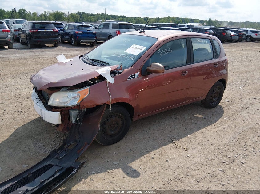 Vin: kl1td6de9bb125605, lot: 45823093, chevrolet aveo 1lt 20112