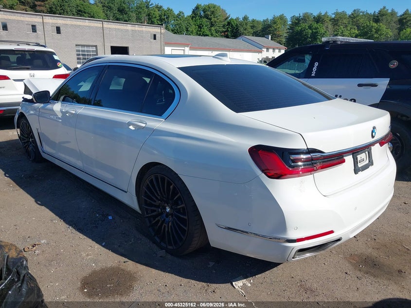 Vin: wba7t2c04lce26578, lot: 45823095, bmw 740i 20203