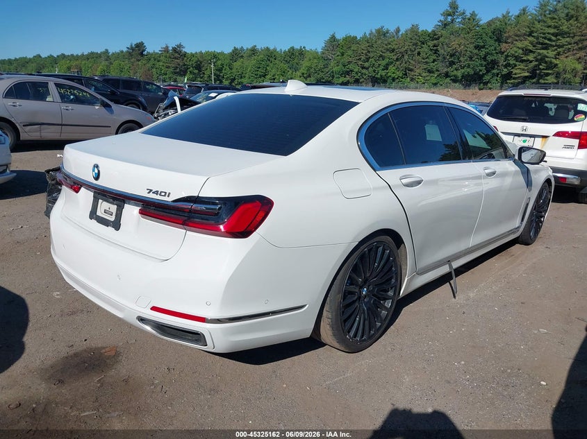 Vin: wba7t2c04lce26578, lot: 45823095, bmw 740i 20204