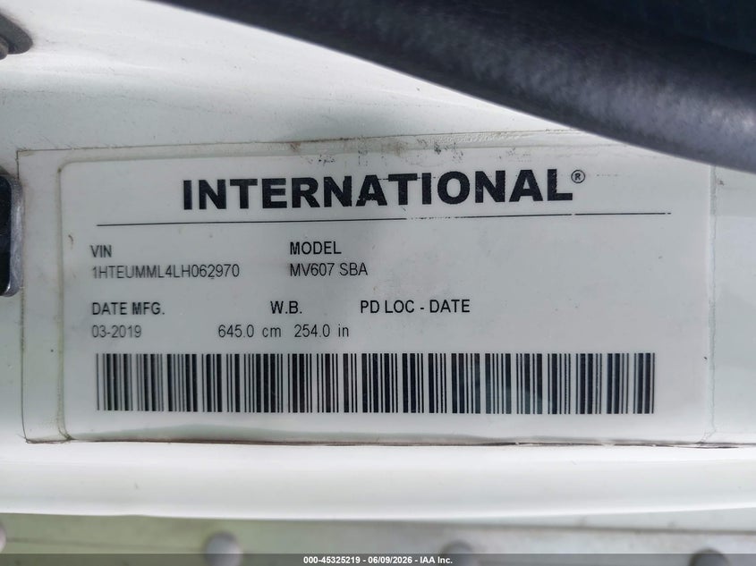 2020 INTERNATIONAL MV auction photo 8
