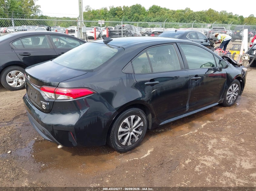 Vin: jtdeamde8nj044216, lot: 45823210, toyota corolla hybrid le 20224