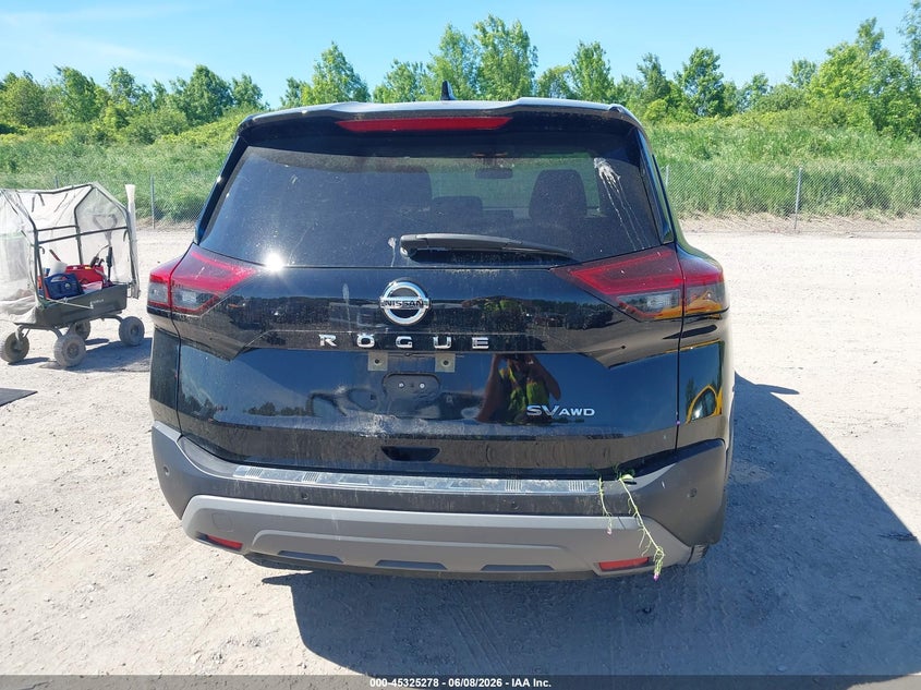 2021 NISSAN ROGUE 2.5L I-4 DI, DOHC, V(VIN: JN8AT3BB9MW227318