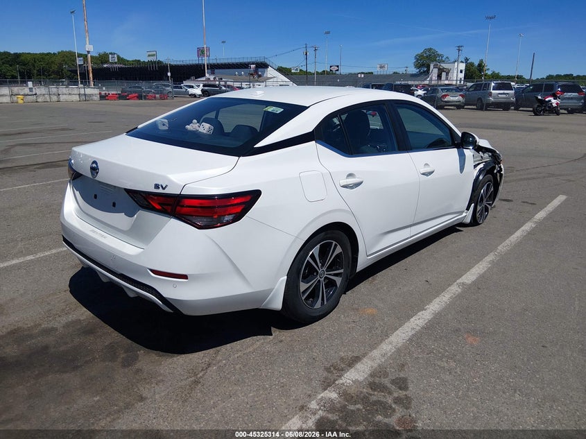 Vin: 3n1ab8cv0py319955, lot: 45823247, nissan sentra sv xtronic cvt 20234