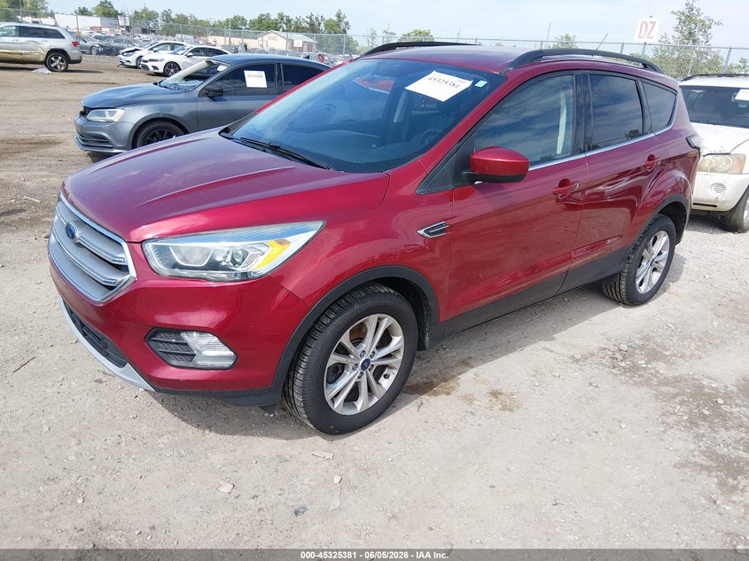 Vin: 1fmcu9g96hub51855, lot: 45823313, ford escape se 20172