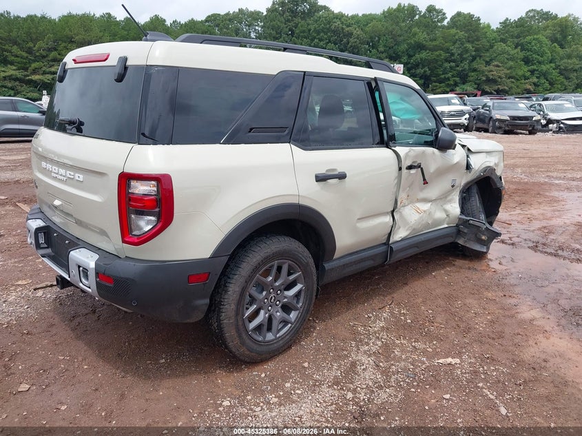 Vin: 3fmcr9bnxsrf65189, lot: 45823319, ford bronco sport big bend 20254
