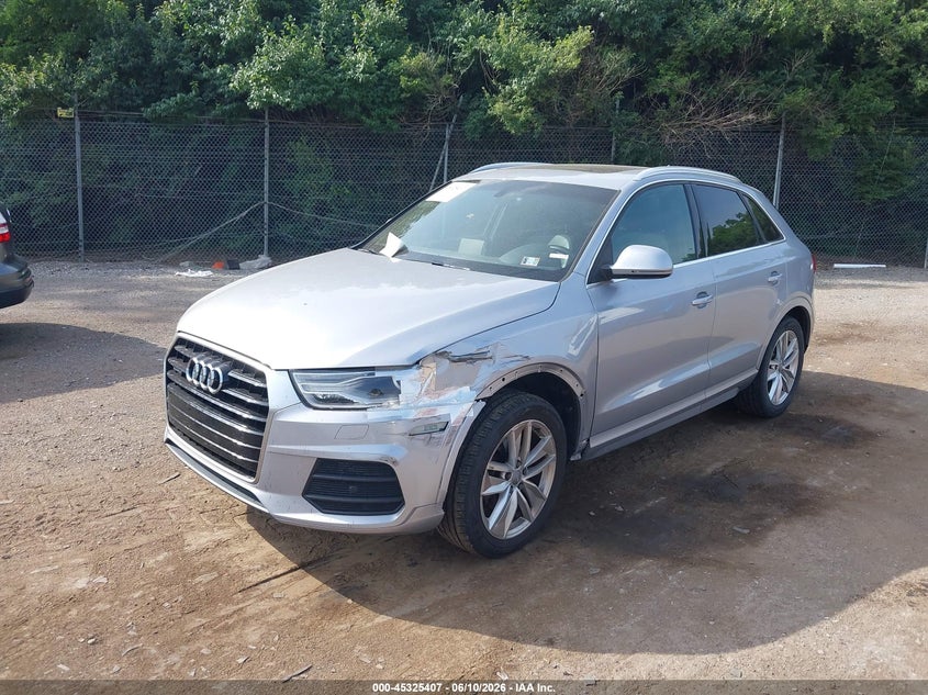 Vin: wa1efcfs8gr011195, lot: 45823340, audi q3 2.0t premium plus 20162