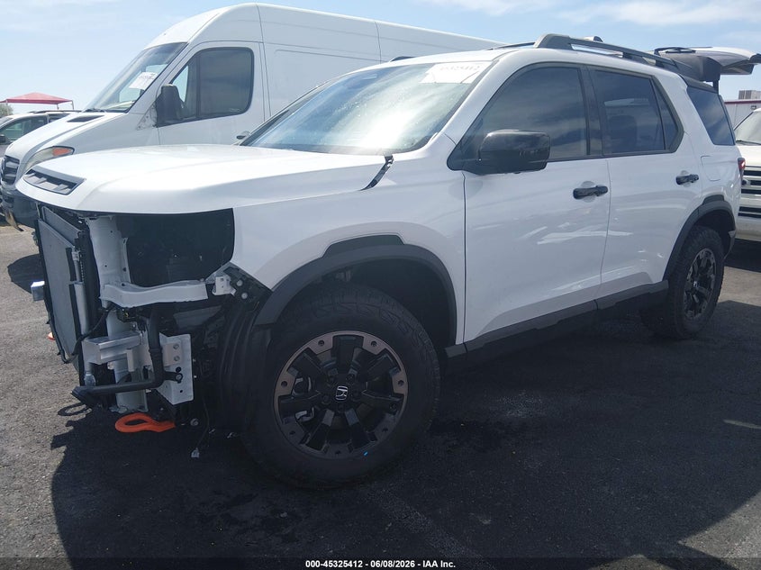 Vin: 5fnyf9h89tb057576, lot: 45823345, honda passport awd trailsport elite/awd trailsport elite blackout 20262