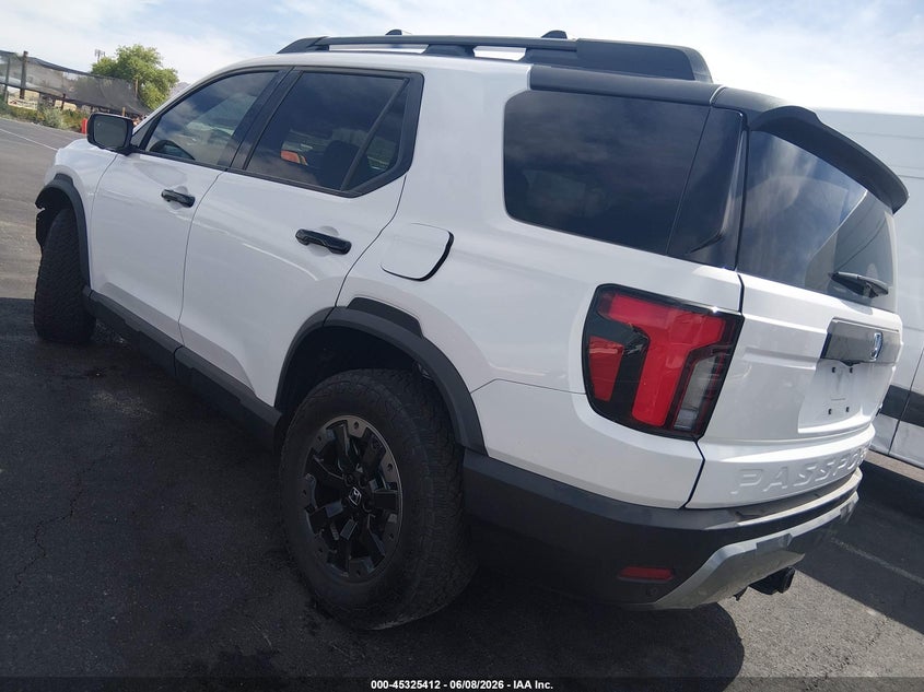 Vin: 5fnyf9h89tb057576, lot: 45823345, honda passport awd trailsport elite/awd trailsport elite blackout 20263
