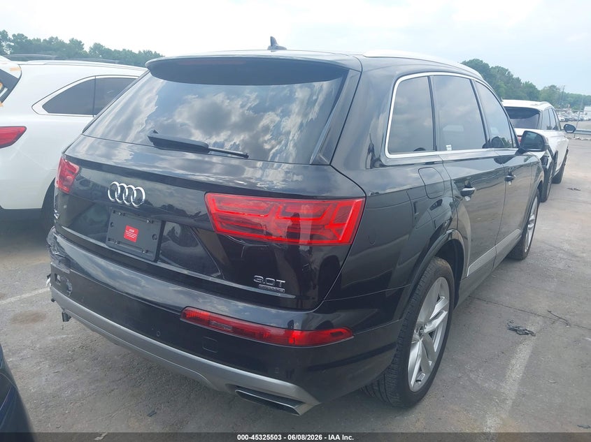Vin: wa1vaaf7xjd025618, lot: 45823436, audi q7 3.0t premium 20184