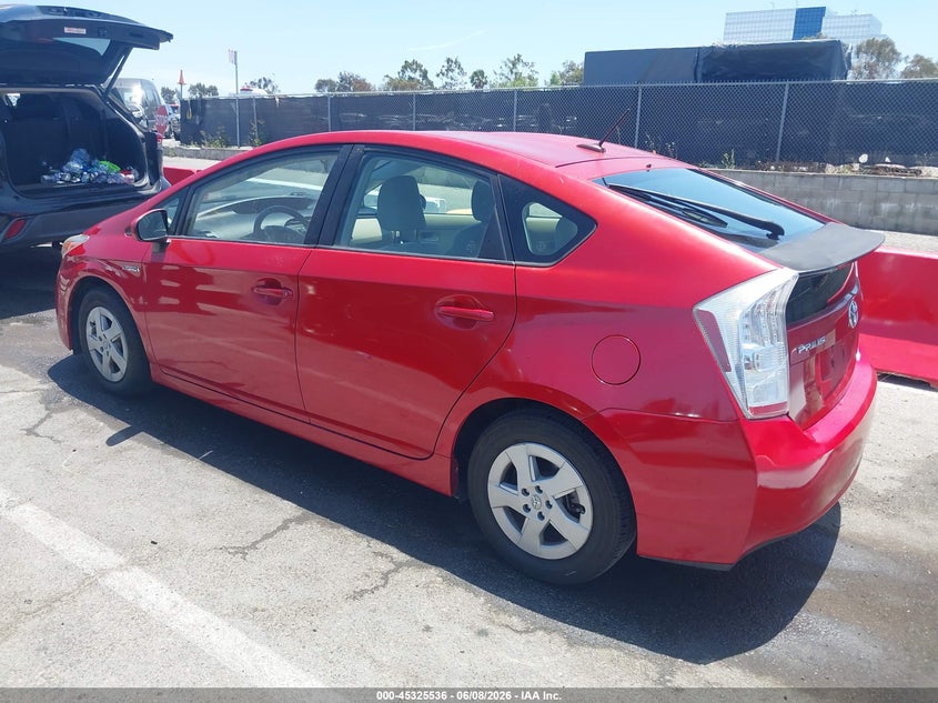 Vin: jtdkn3du7a5120956, lot: 45823469, toyota prius ii 20103