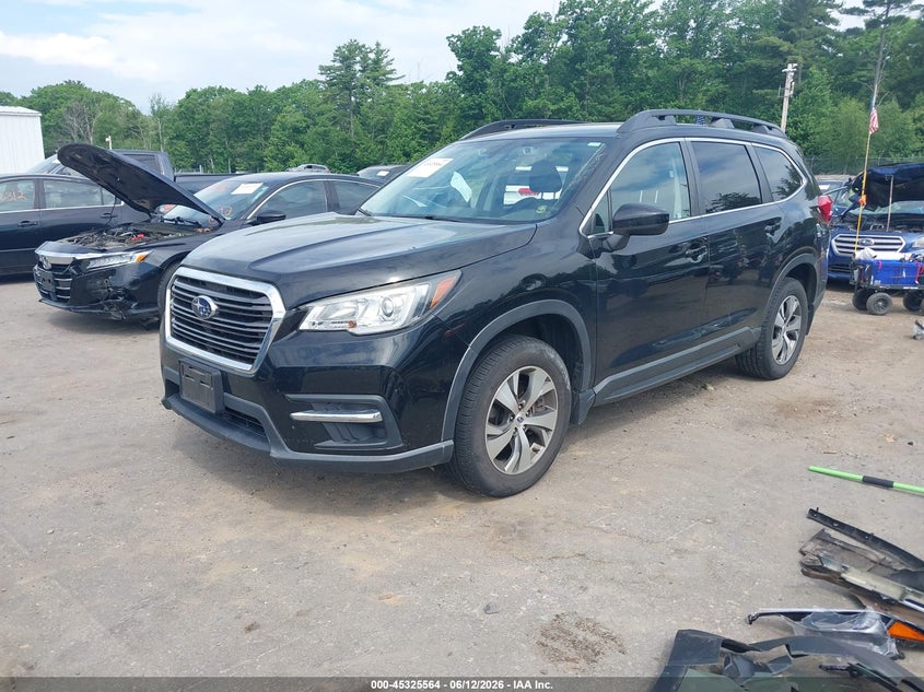 Vin: 4s4wmafd4l3414850, lot: 45823497, subaru ascent premium 20202