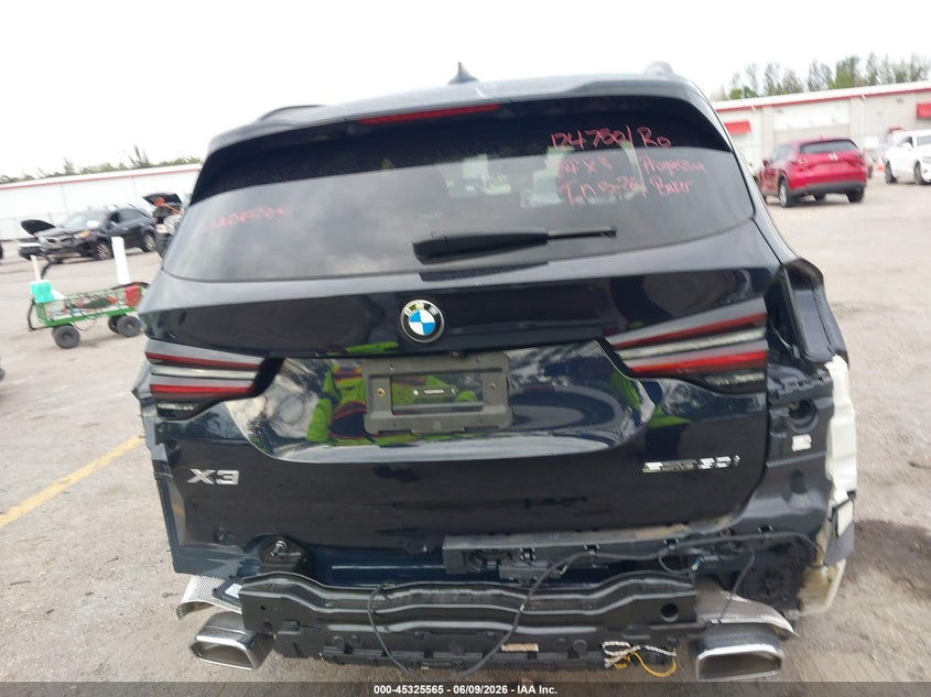 2024 BMW X3 Sdrive30I VIN: 5UX43DP04R9W24249 Lot: 45325565