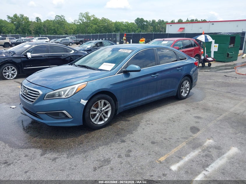 2016 Hyundai Sonata Se 5NPE24AF3GH382452 photo 1