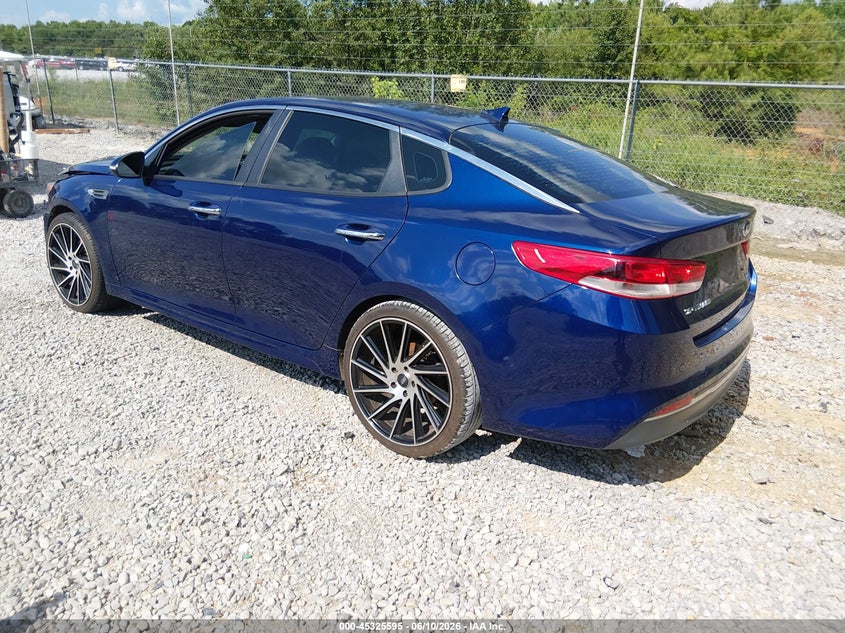 Vin: 5xxgt4l35gg026024, lot: 45823528, kia optima lx 20163