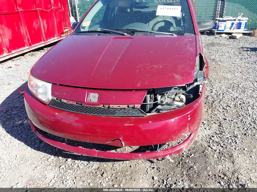 2004 Saturn Ion 3 VIN: 1G8AL52F04Z135257 Lot: 45325635