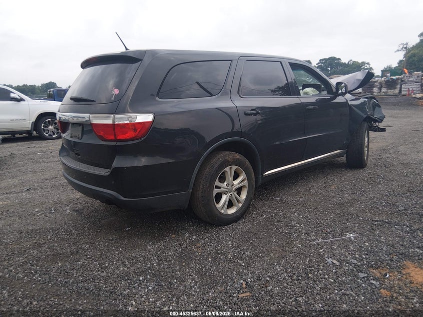 Vin: 1c4rdhag1dc675981, lot: 45823570, dodge durango sxt 20134