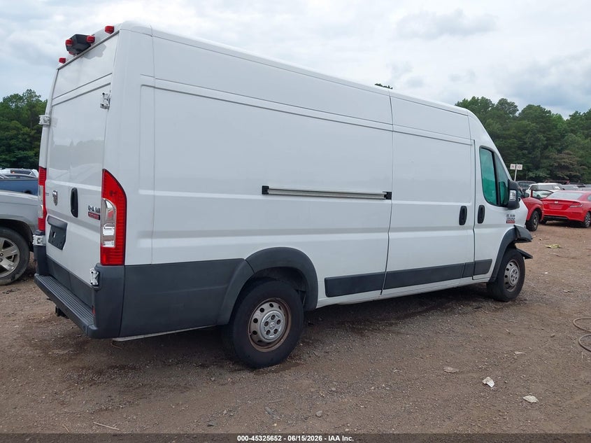 Vin: 3c6urvjg2ke545313, lot: 45823585, ram promaster 3500 cargo van high roof 159 wb ext 20194