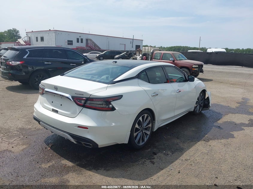 Vin: 1n4aa6fvxpc503993, lot: 45823610, nissan maxima platinum xtronic cvt 20234
