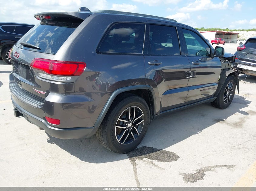 Vin: 1c4rjflg9hc610053, lot: 45823626, jeep grand cherokee trailhawk 4x4 20174
