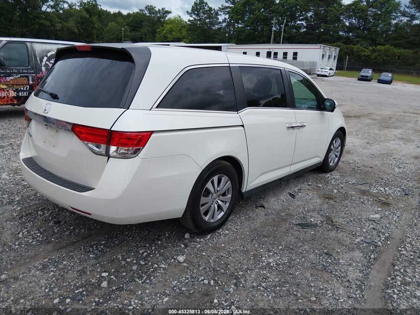 Vin: 5fnrl5h63gb068034, lot: 45823746, honda odyssey ex-l 20164