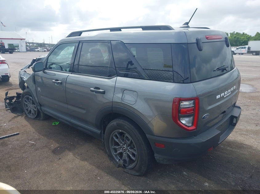 Vin: 3fmcr9b62rre60052, lot: 45823809, ford bronco sport big bend 20243