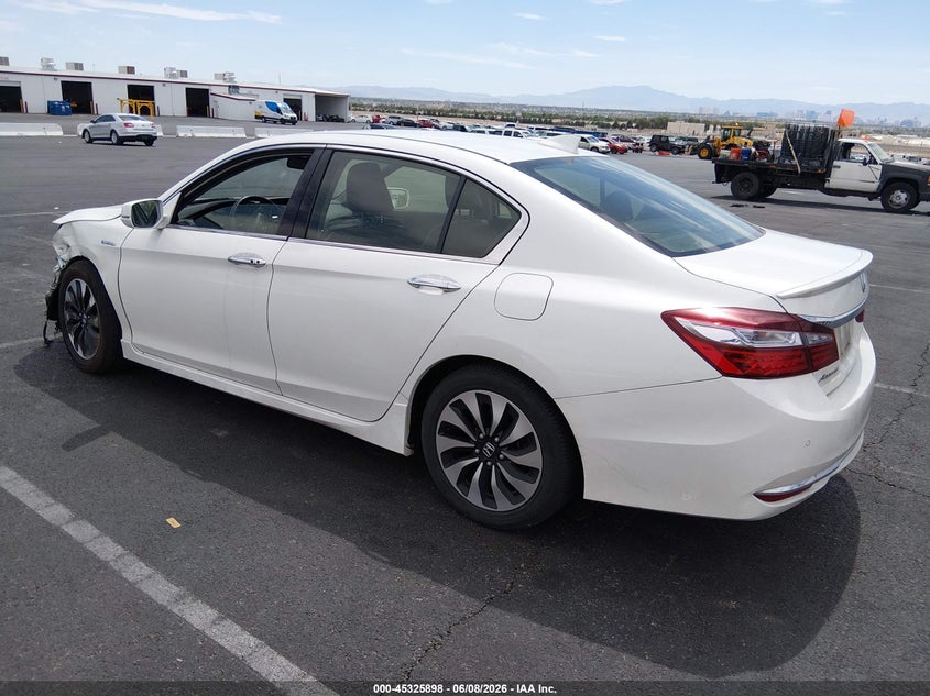 Vin: jhmcr6f76hc008493, lot: 45823831, honda accord hybrid touring 20173