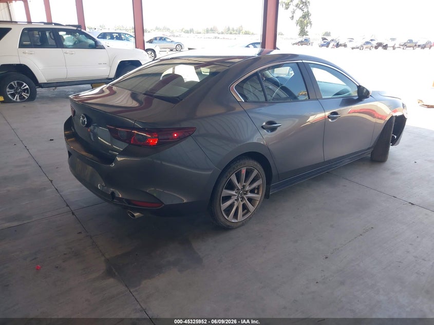 Vin: jm1bpaclxl1170493, lot: 45823885, mazda mazda3 select package 20204