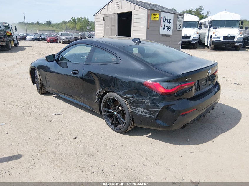 Vin: wba73ap07nck77961, lot: 45823935, bmw 430i xdrive 20223