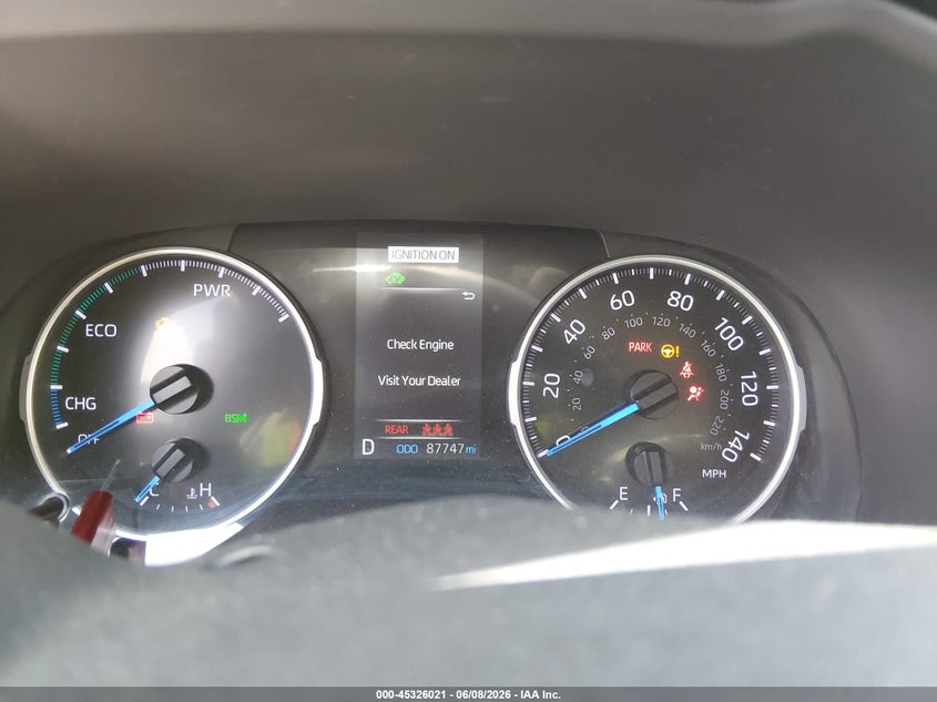 2022 TOYOTA RAV 4 SPORT UTILITY VEHICLE 2.5L I-4 DI, DOHC, VVT, 176HP