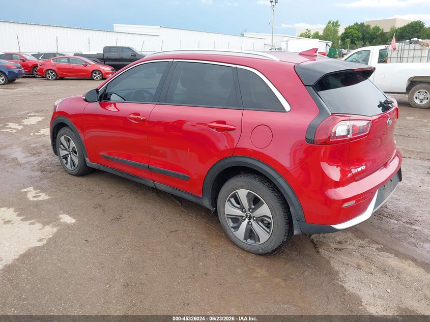 Vin: kndcc3lc8j5153905, lot: 45823957, kia niro ex 20183