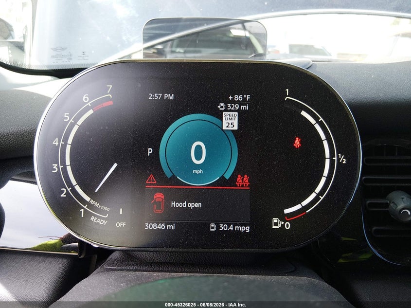 2022 MINI HARDTOP 1.5L I-3 DI, DOHC, V(VIN: WMW33DH07N2R75586