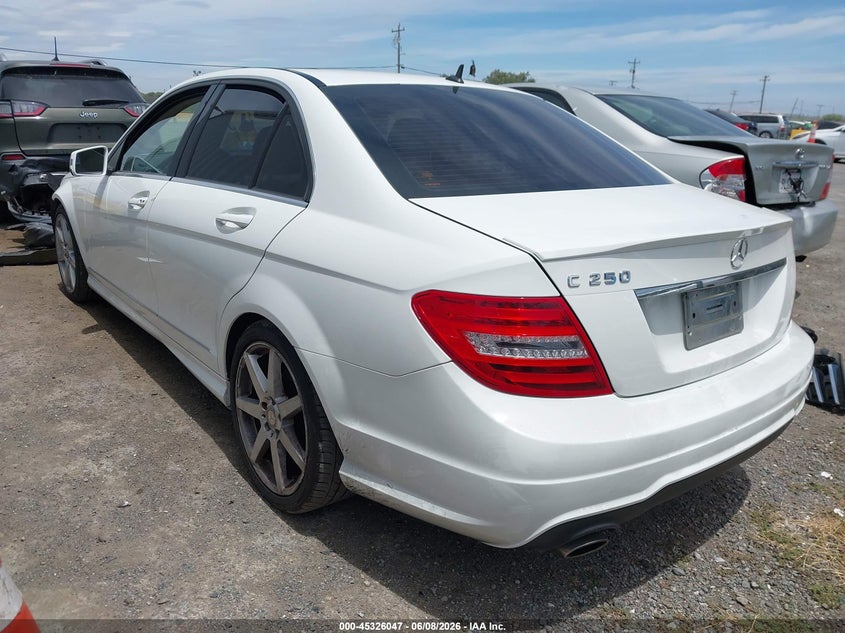 Vin: wddgf4hb0ea943104, lot: 45823980, mercedes-benz c 250 sport 20143