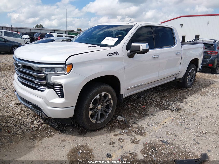 VIN 3GCUDJE81RG202459 2024 CHEVROLET SILVERADO 1500 4WD  SHORT BED HIGH COUNTRY