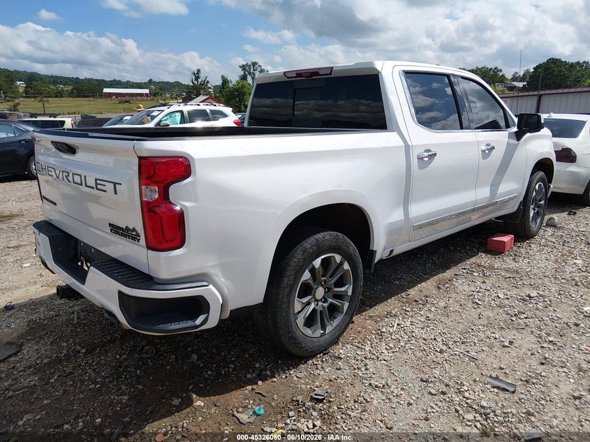 VIN 3GCUDJE81RG202459 2024 CHEVROLET SILVERADO 1500 4WD  SHORT BED HIGH COUNTRY
