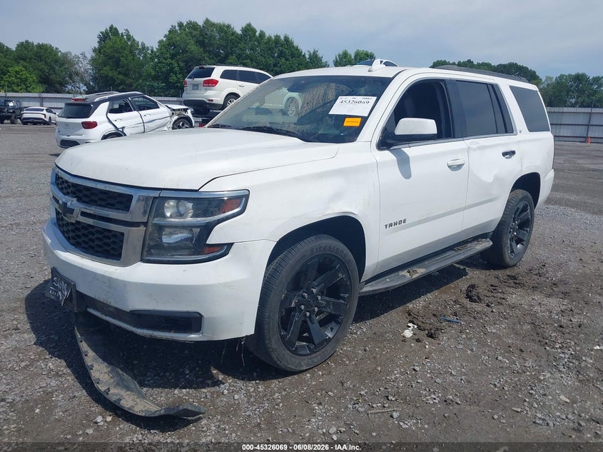 Vin: 1gnskbkc4hr367245, lot: 45824002, chevrolet tahoe lt 20172