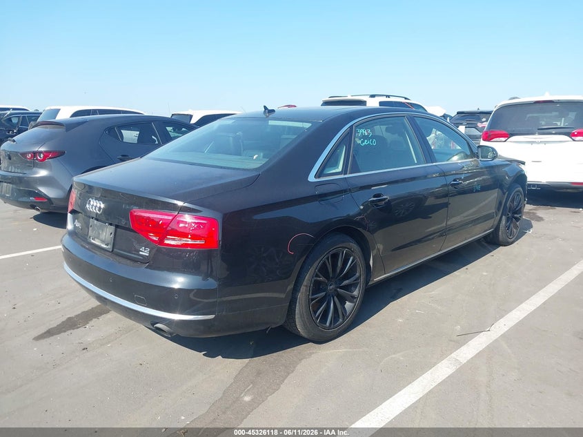 Vin: waurvafd6bn005554, lot: 45824051, audi a8 l 4.2 20114