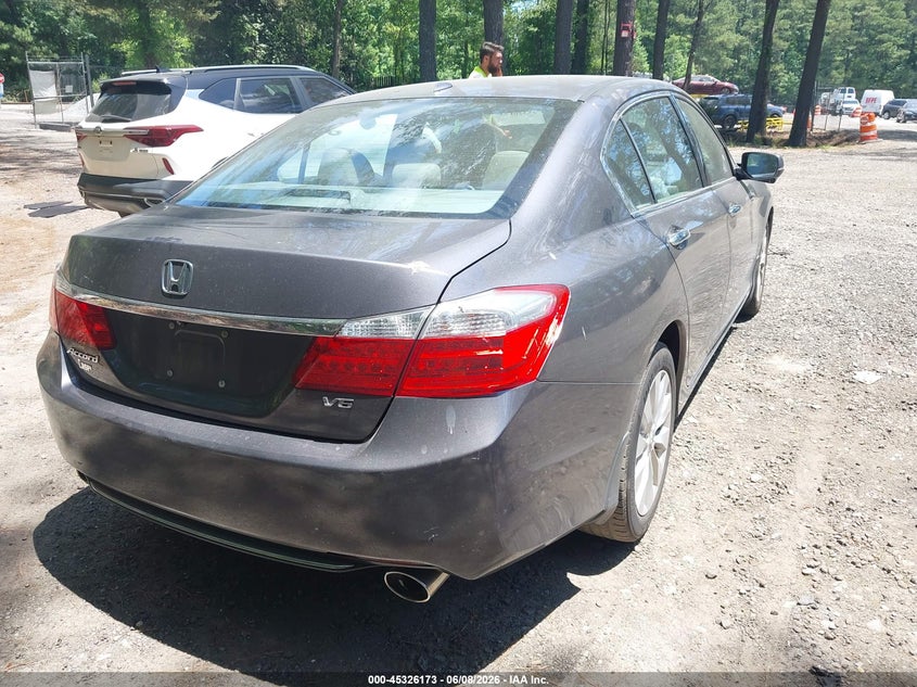 Vin: 1hgcr3f85fa022436, lot: 45824107, honda accord ex-l v-6 20154