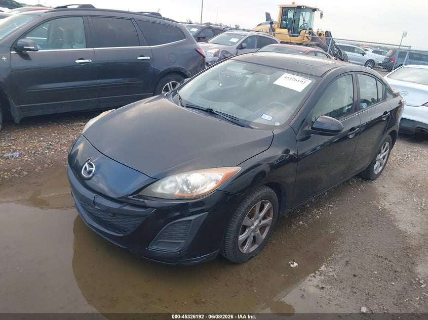 Vin: jm1bl1vf4b1386938, lot: 45824124, mazda mazda3 i touring 20112
