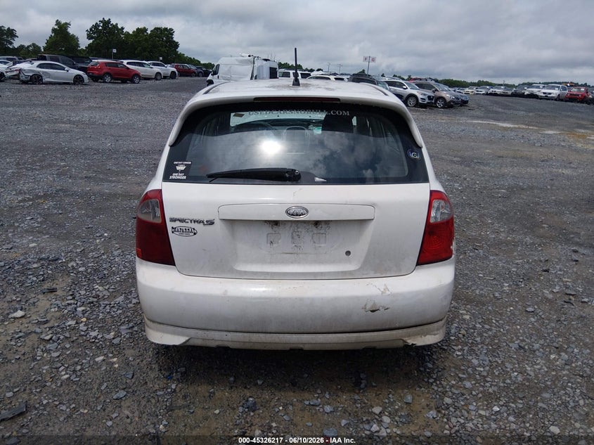 2006 Kia Spectra5 VIN: KNAFE161765322449 Lot: 45326217