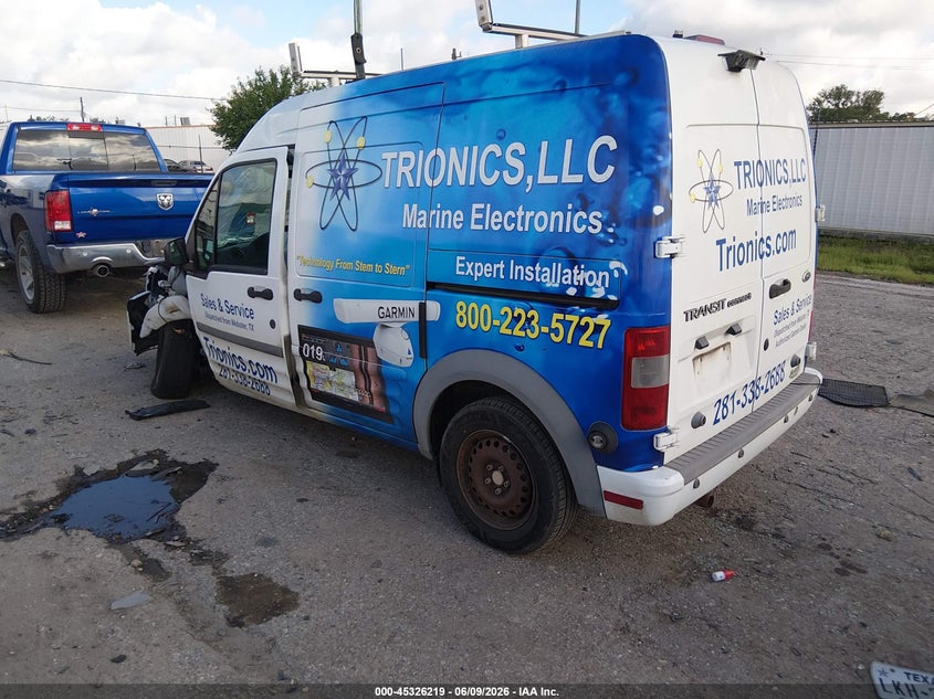 Vin: nm0ls7bn9dt150599, lot: 45824152, ford transit connect xlt 20133