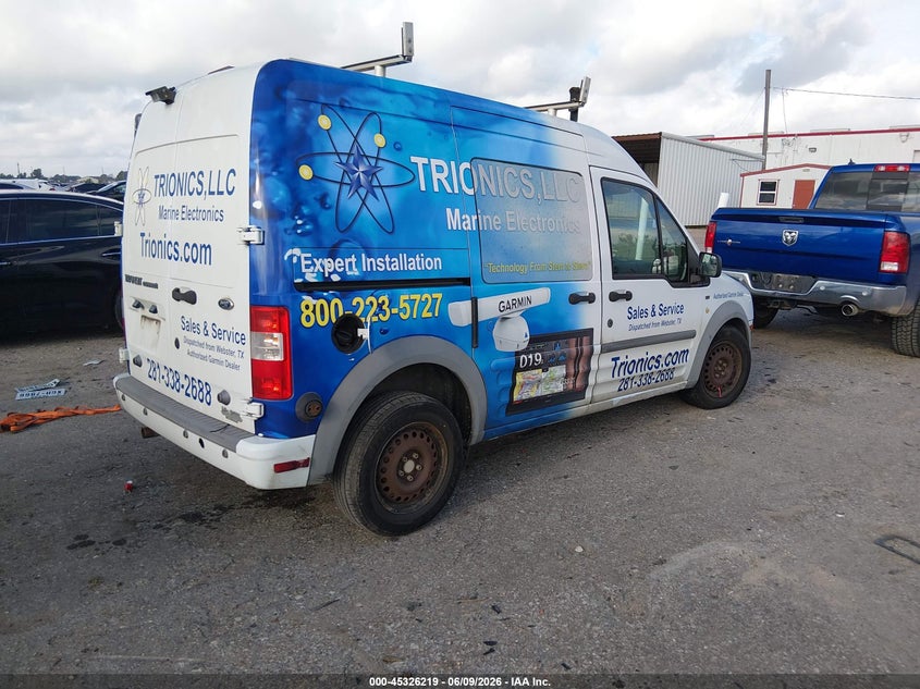 Vin: nm0ls7bn9dt150599, lot: 45824152, ford transit connect xlt 20134