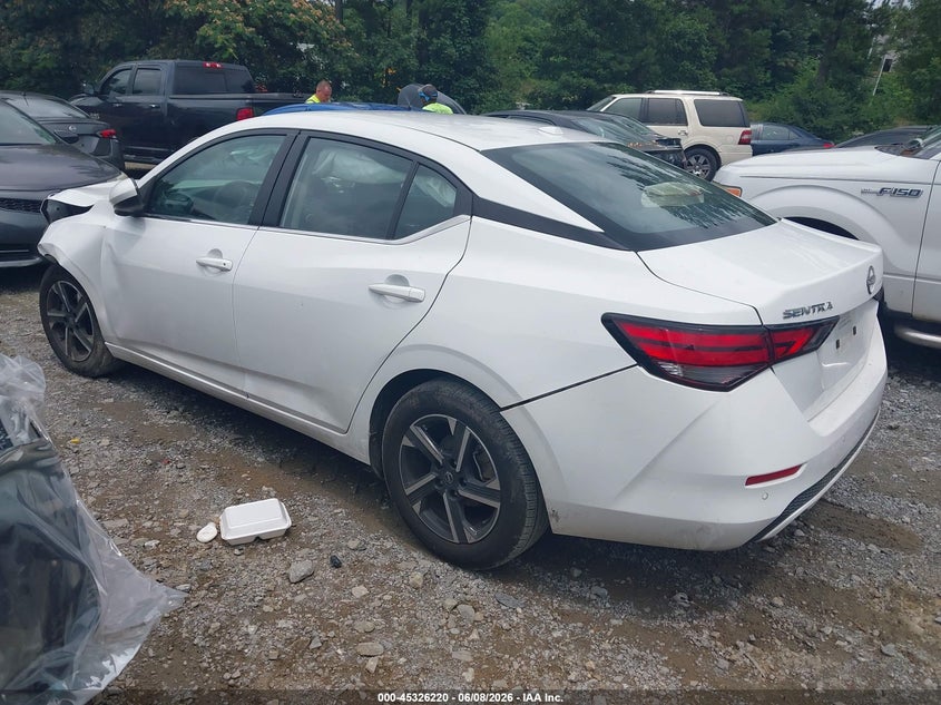 Vin: 3n1ab8cv2ry301556, lot: 45824153, nissan sentra sv xtronic cvt 20243
