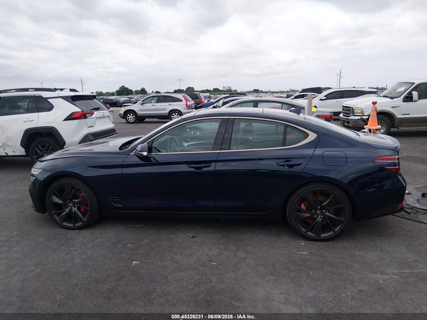 2022 Genesis G70 3.3T Awd VIN: KMTG54TE1NU082496 Lot: 45326231