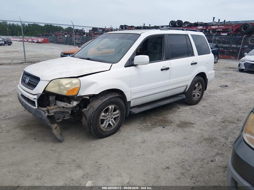 2005 Honda Pilot Ex-L 5FNYF18625B067045 photo 1