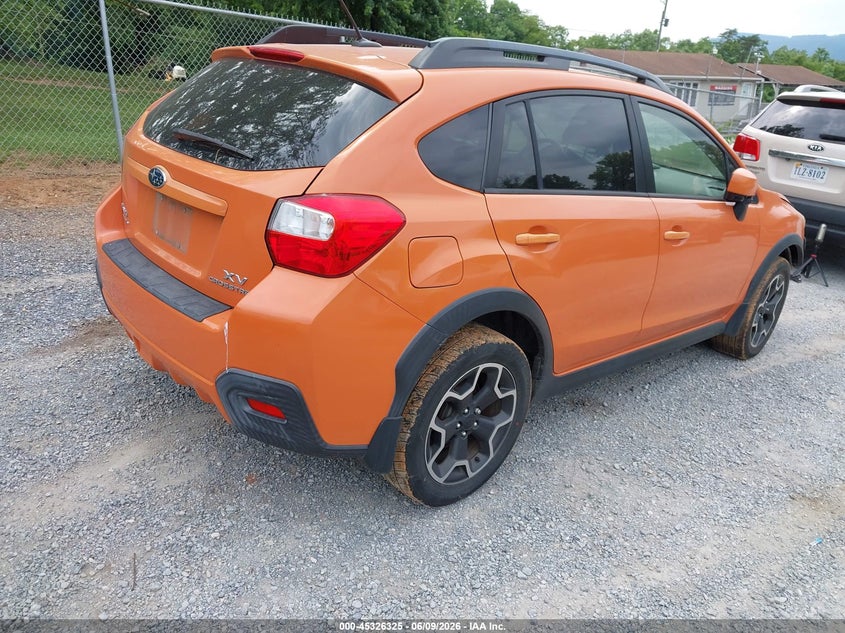 Vin: jf2gpakc8e8288660, lot: 45824257, subaru xv crosstrek 2.0i limited 20144