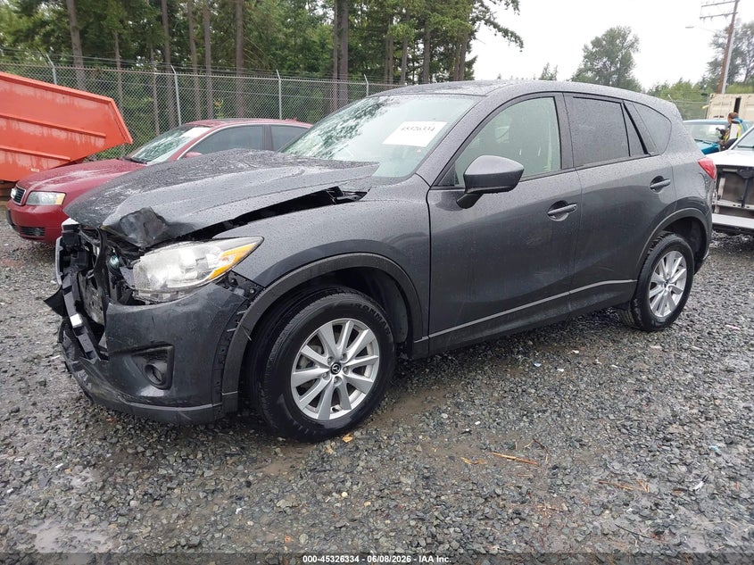 Vin: jm3ke4cy1f0443521, lot: 45824267, mazda cx-5 touring 20152