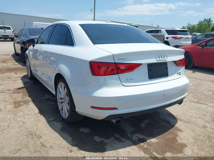 Vin: waubfgff9f1003507, lot: 45824281, audi a3 2.0t premium 20153