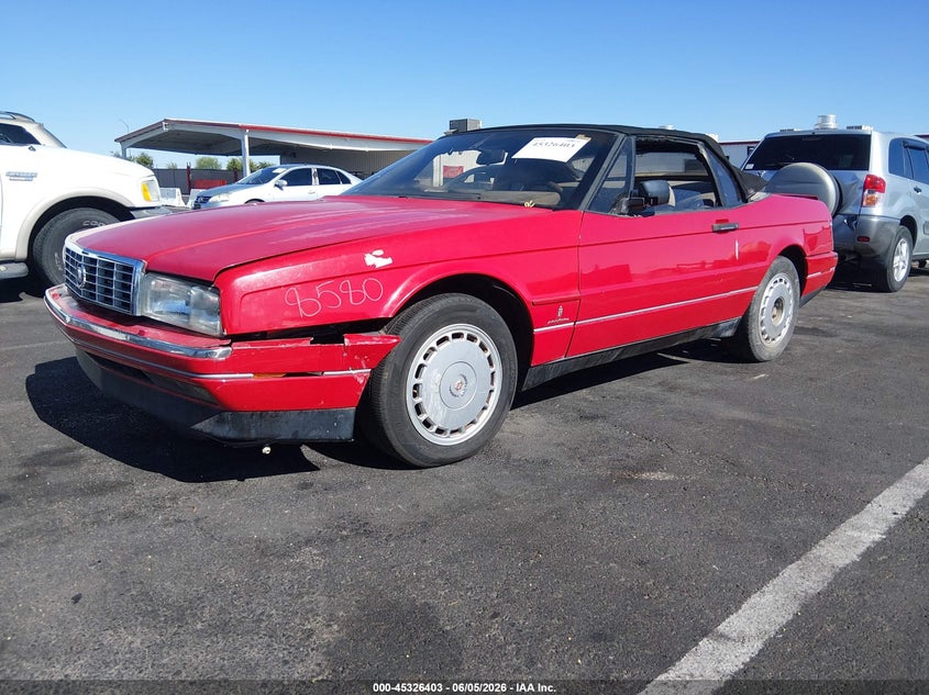 1991 CADILLAC ALLANTE auction photo 2