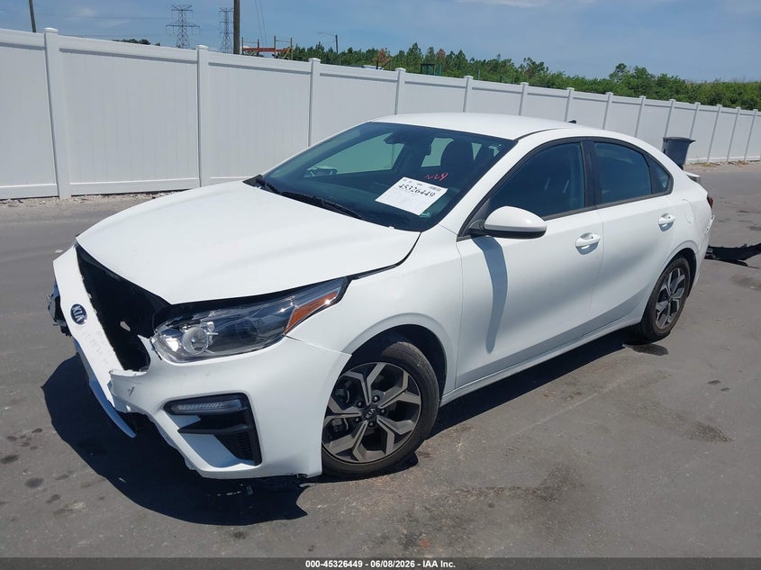 Vin: 3kpf24ad7me346783, lot: 45824382, kia forte lxs 20212