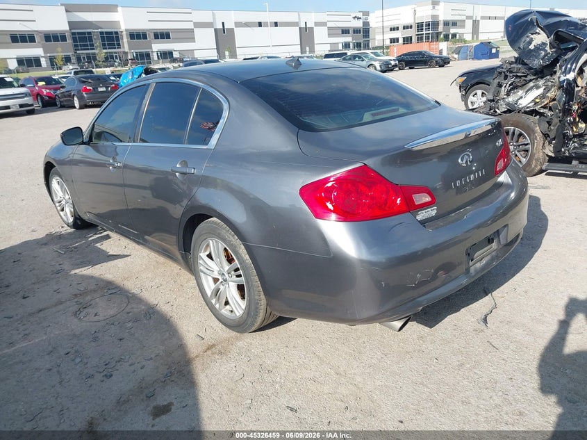 2012 INFINITI G25 auction photo 3